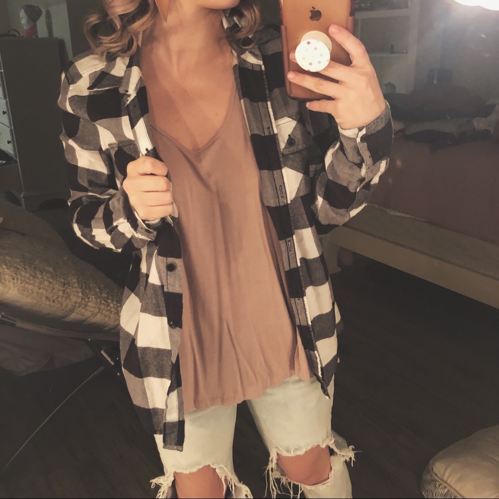 Plaid american eagle flannel